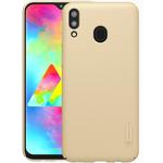 NILLKIN Frosted Concave-convex Texture PC Case for Galaxy M20 (Gold)