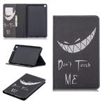 Colored Drawing Smirk Pattern Horizontal Flip Leather Case for Galaxy Tab A 8 (2019) P200 / P205, with Holder & Card Slots & Wallet