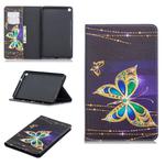 Colored Drawing Big Butterfly Pattern Horizontal Flip Leather Case for Galaxy Tab A 8 (2019) P200 / P205, with Holder & Card Slots & Wallet