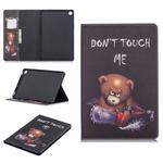 Colored Drawing Bear Pattern Horizontal Flip Leather Case for Galaxy Tab S5e 10.5 T720 / T725, with Holder & Card Slots & Wallet
