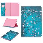 Colored Drawing Plum Blossom Pattern Horizontal Flip Leather Case for Galaxy Tab S5e 10.5 T720 / T725, with Holder & Card Slots & Wallet