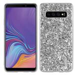 Glitter Powder Shockproof TPU Case for Galaxy S10 5G (Silver)