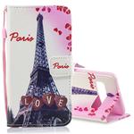 Love Tower Pattern Horizontal Flip Leather Case for Galaxy S10 5G, with Holder & Card Slots & Wallet