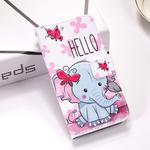 Butterfly Elephant Pattern Colored Drawing Horizontal Flip Leather Case for Galaxy S10e, with Holder & Card Slots & Wallet & Lanyard