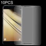 10 PCS 9H 2.5D Tempered Glass Film for Galaxy C7 (2017)