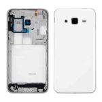 For Galaxy J3 (2016) / J320 (Double card version) Battery Back Cover + Middle Frame Bezel (White)