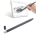 Long Universal Rechargeable Capacitive Touch Screen Stylus Pen with 2.3mm Superfine Metal Nib for iPhone, iPad, Samsung, and Other Capacitive Touch Screen Smartphones or Tablet PC(Black)