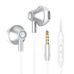 Galante G20 Six-core + HIFI Sound Quality Metal Tone Tuning In-Ear Wired Earphone(White)