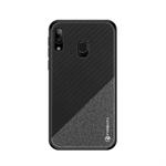 PINWUYO Honors Series Shockproof PC + TPU Protective Case for Galaxy A20E (Black)