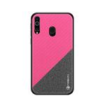 PINWUYO Honors Series Shockproof PC + TPU Protective Case for Galaxy A60 (Magenta)