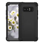 For Galaxy Note 8 Silicone + PC Dropproof Combination Protective Case(Black)