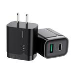 JOYROOM L-QP182 Simple Series 18W Doul Port PD+QC3.0 Travel Charger Power Adapter, CN Plug
