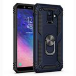 Armor Shockproof TPU + PC Protective Case for Galaxy A6 (2018), with 360 Degree Rotation Holder (Blue)