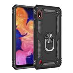 Armor Shockproof TPU + PC Protective Case for Galaxy A10, with 360 Degree Rotation Holder (Black)