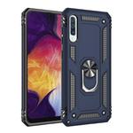 Armor Shockproof TPU + PC Protective Case for Galaxy A50, with 360 Degree Rotation Holder (Blue)