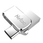 Netac U780C 32GB USB-C / Type-C + USB 3.0 Aluninum Alloy Flash Drive OTG U Disk