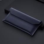 For Huawei Mate Xs Envelope Genuine Leather Horizontal Flip Case(Blue)