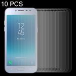 10 PCS for Galaxy J2 Pro (2018) 0.26mm 9H Surface Hardness 2.5D Explosion-proof Tempered Glass Screen Film