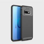Carbon Fiber Texture Shockproof TPU Case for Galaxy S10e(Black)