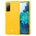 For Samsung Galaxy S20 FE GOOSPERY JELLY Full Coverage Soft Case(Yellow)