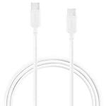 MOMAX DC16W 3A USB-C / Type-C to USB-C / Type-C Charging Transmission Data Cable, Cable Length: 1m(White)