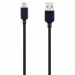 MOMAX DA17D 3A USB to USB-C / Type-C Charging Transmission Data Cable, Cable Length: 0.3m(Black)