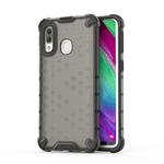 Shockproof Honeycomb PC + TPU Case for Galaxy A40 (Black)
