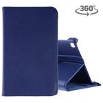 Litchi Texture Horizontal Flip 360 Degrees Rotation Leather Case for Galaxy Tab A 8 (2019) / P200 / P205, with Holder (Dark Blue)
