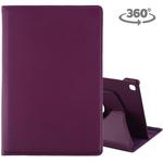 Litchi Texture Horizontal Flip 360 Degrees Rotation Leather Case for Galaxy Tab S5e 10.5 T720 / T725, with Holder (Purple)