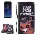 For Galaxy S8 Rose Dont Touch My Phone Pattern Horizontal Flip Leather Case with Holder & Card Slots & Wallet