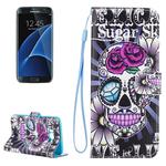 For Galaxy S8+ / G9550 Rose Dont Touch My Phone Pattern Horizontal Flip Leather Case with Holder & Card Slots & Wallet