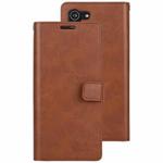 For Samsung Galaxy S21 5G GOOSPERY Mansoor Series Crazy Horse Texture Horizontal Flip Leather Case With Bracket & Card Slot & Wallet (Brown)