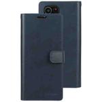 For Samsung Galaxy S21 Ultra 5G GOOSPERY Mansoor Series Crazy Horse Texture Horizontal Flip Leather Case With Bracket & Card Slot & Wallet(Navy Blue)