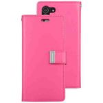 For Samsung Galaxy S21 5G GOOSPERY RICH DIARY PU + TPU Crazy Horse Texture Horizontal Flip Leather Case with Card Slots & Wallet (Rose Red)