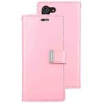 For Samsung Galaxy S21+ 5G GOOSPERY RICH DIARY PU + TPU Crazy Horse Texture Horizontal Flip Leather Case with Card Slots & Wallet (Pink)