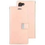 For Samsung Galaxy S21+ 5G GOOSPERY RICH DIARY PU + TPU Crazy Horse Texture Horizontal Flip Leather Case with Card Slots & Wallet (Rose Gold)