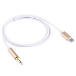 1m USB-C / Type-C to 3.5mm Male Audio Adapter Cable(Gold)