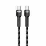 REMAX RC-172 Jany Series 1m PD100W Type-C to USB-C / Type-C Aluminum Alloy Braid Fast Charging Data Cable (Black)