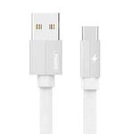 REMAX RC-094a 2m 2.4A USB to USB-C / Type-C Aluminum Alloy Braid Fast Charging Data Cable (White)