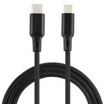 2A USB to USB-C / Type-C Braided Data Cable, Cable Length: 1m (Black)