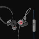 KZ ZS3 1.2m 3.5mm Jack Hanging Ear Sports Design In-Ear Style Wire Control Earphone(Black)