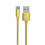 WK WDC-013a 2.4A Type-C / USB-C Kingkong Fast Charging Data Cable, Length: 1m(Gold)