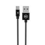 WK WDC-013m 2.4A Micro USB Kingkong Fast Charging Data Cable, Length: 1m(Silver)