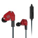 KZ ZS6 3.5mm Plug Hanging Ear Sports Design In-Ear Style Wire Control Earphone, Cable Length: 1.2m(Red)