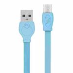 WK WDC-023m 2.4A Micro USB Fast Charging Data Cable, Length: 1m(Blue)