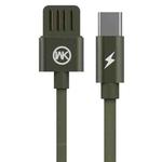 WK WDC-055a 2.4A Type-C / USB-C Babylon Aluminum Alloy Charging Data Cable, Length: 1m(Green)