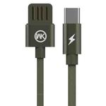 WK WDC-055a 2.4A Type-C / USB-C Babylon Aluminum Alloy Charging Data Cable, Length: 2m(Green)