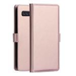 DZGOGO MILO Series PC + PU Horizontal Flip Leather Case for Samsung Galaxy S10e, with Holder & Card Slot & Wallet(Rose Gold)