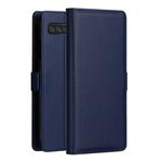 DZGOGO MILO Series PC + PU Horizontal Flip Leather Case for Samsung Galaxy S10, with Holder & Card Slot & Wallet (Blue)