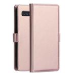 DZGOGO MILO Series PC + PU Horizontal Flip Leather Case for Samsung Galaxy S10, with Holder & Card Slot & Wallet (Rose Gold)